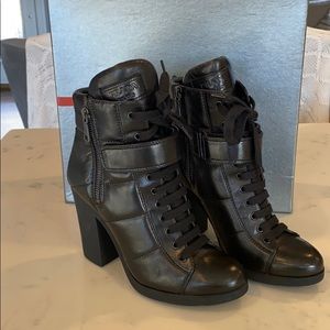 Prada Calzature Donna Black Boots New